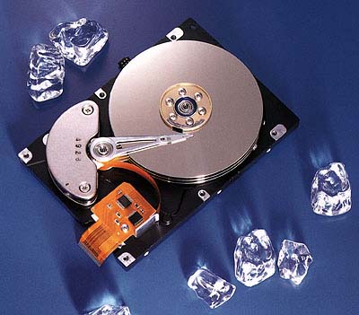Internal View - Fujitsu Hard Disk Drive